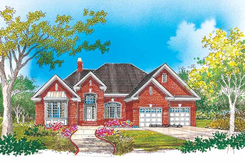 Dream House Plan - Ranch Exterior - Front Elevation Plan #929-656