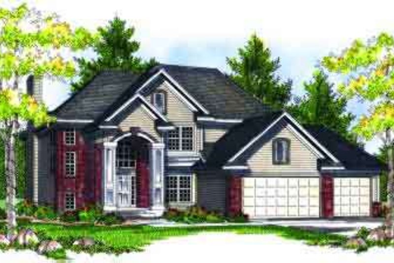 House Plan Design - Traditional Exterior - Front Elevation Plan #70-704