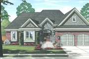 European Style House Plan - 3 Beds 2 Baths 2336 Sq/Ft Plan #46-851 