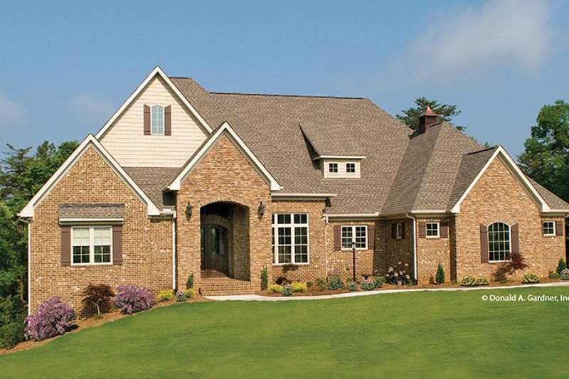 Dream House Plan - Exterior - Front Elevation 5 for European House Plan #929-914 - 3 bed, 2.5 bath