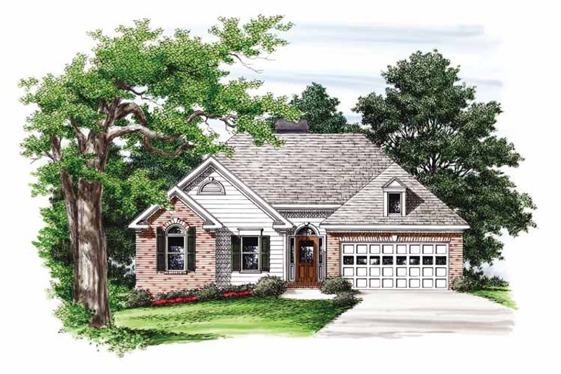 Dream House Plan - Ranch Exterior - Front Elevation Plan #927-591
