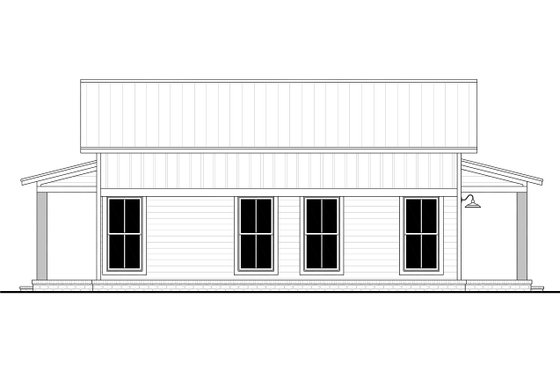 Exterior - Other Elevation for Farmhouse House Plan #430-257 - 1 bed, 1 bath