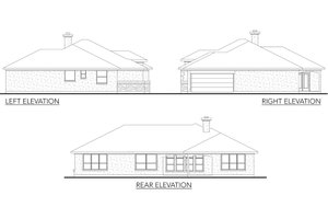 Exterior - Other Elevation for Mediterranean House Plan #80-149 - 4 bed, 3 bath