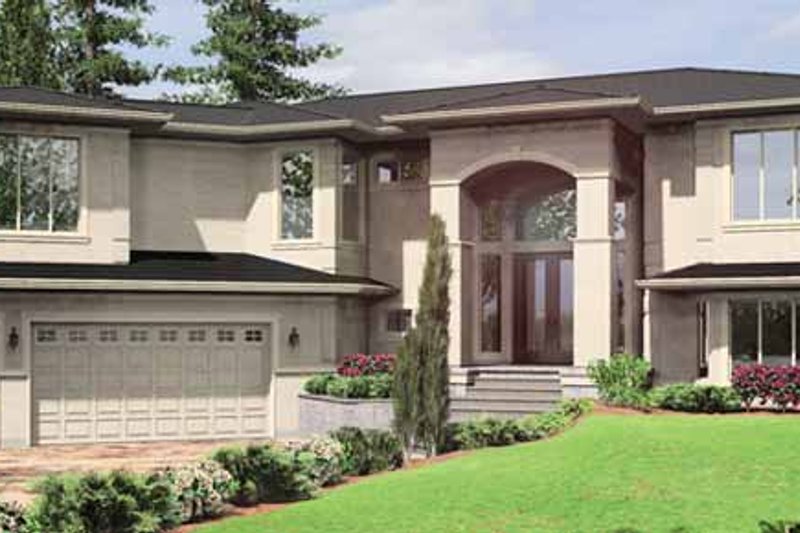 Architectural House Design - Traditional Exterior - Front Elevation Plan #966-20