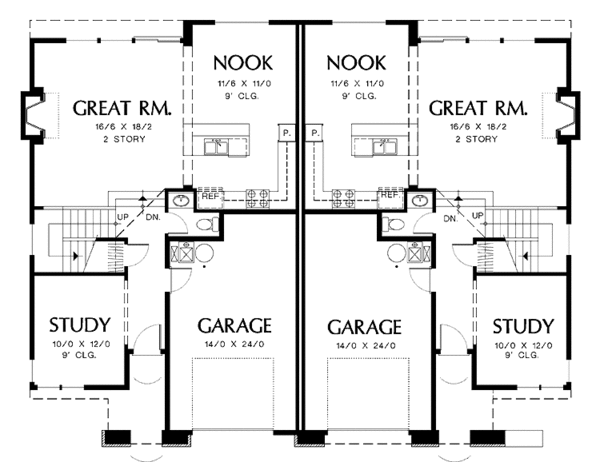 Country Floor Plan - Main Floor Plan #48-820