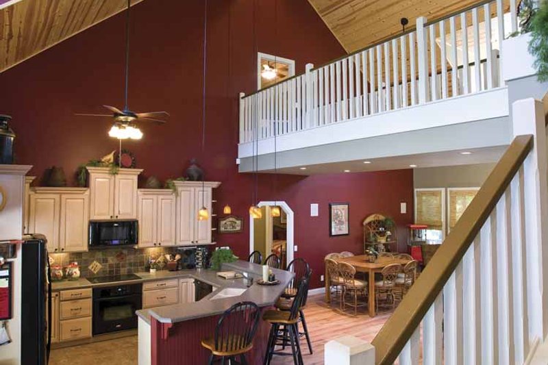 House Blueprint - Interior - Entry for Country House Plan #17-3266 - 5 bed, 3 bath