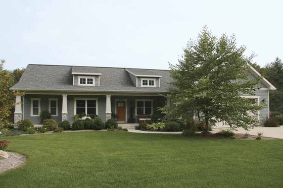 Exterior - Front Elevation 6 for Craftsman House Plan #928-144 - 5 bed, 3.5 bath