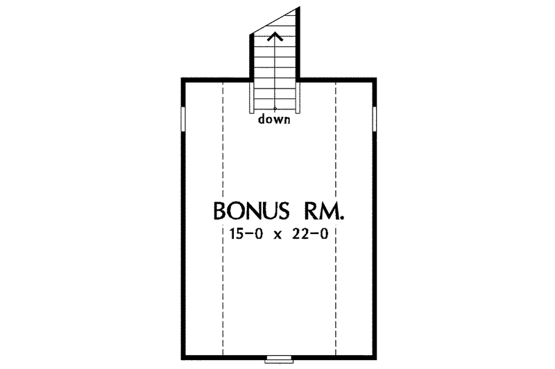 Home Plan - Floor Plan - Other Floor for Country House Plan #929-532 - 3 bed, 2 bath