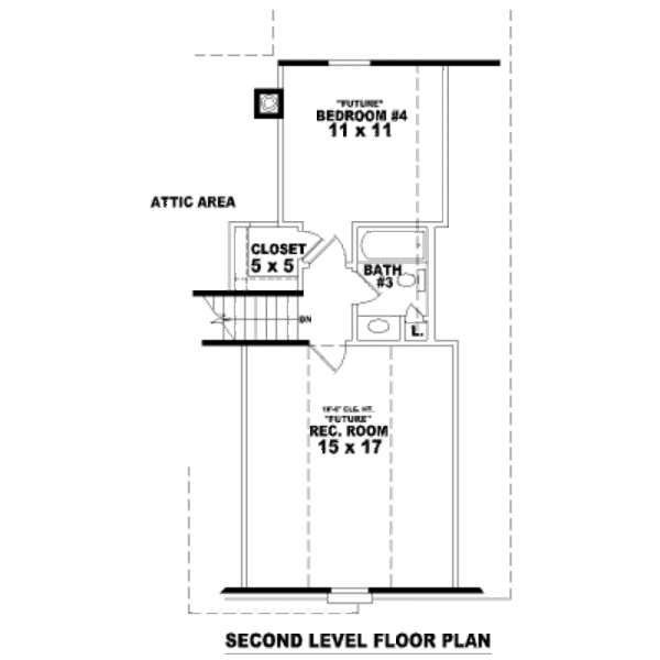 European Floor Plan - Upper Floor Plan #81-13755