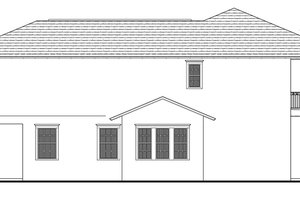 Exterior - Other Elevation 2 for Southern House Plan #1058-75 - 4 bed, 3.5 bath