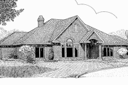 Contemporary Style House Plan - 3 Beds 4 Baths 2532 Sq/Ft Plan #11-249 