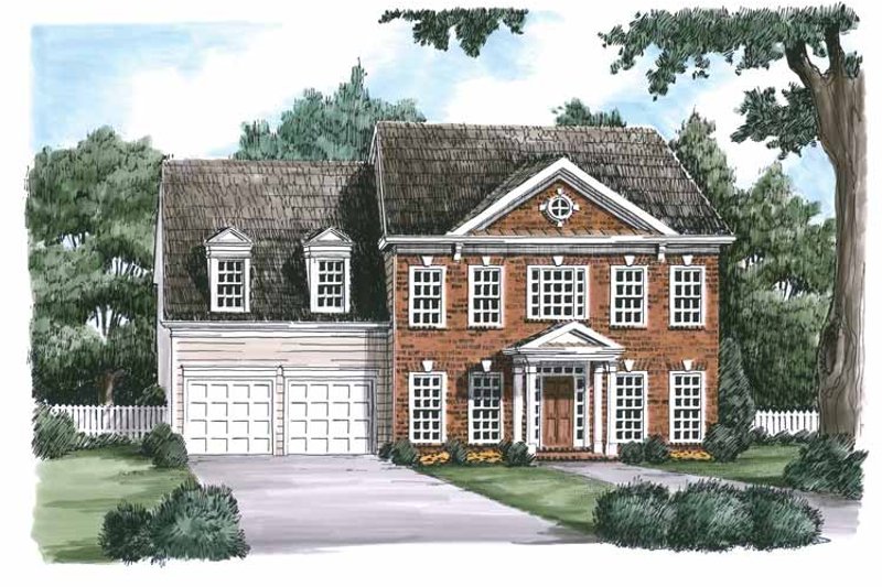 Dream House Plan - Classical Exterior - Front Elevation Plan #927-617
