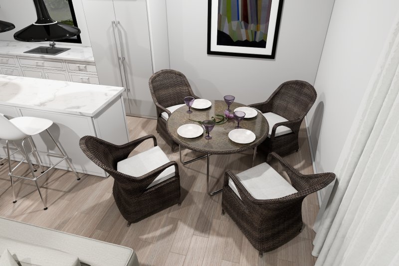 House Plan Design - Interior - Dining Room for Modern House Plan #1112-5 - 3 bed, 2.5 bath