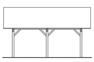 Exterior - Other Elevation for Craftsman House Plan #124-894, 0 bath