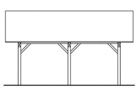 Exterior - Other Elevation for Craftsman House Plan #124-894, 0 bath
