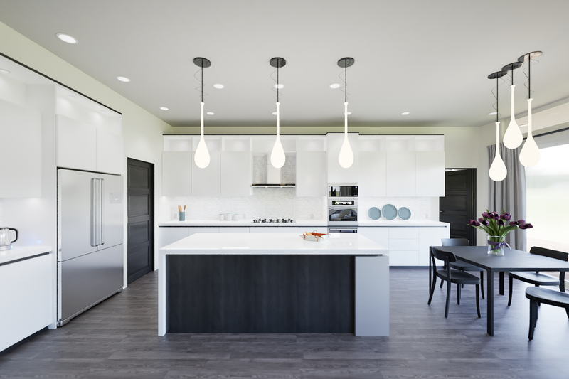 Architectural House Design - Interior - Kitchen for Contemporary House Plan #48-1125 - 3 bed, 2 bath