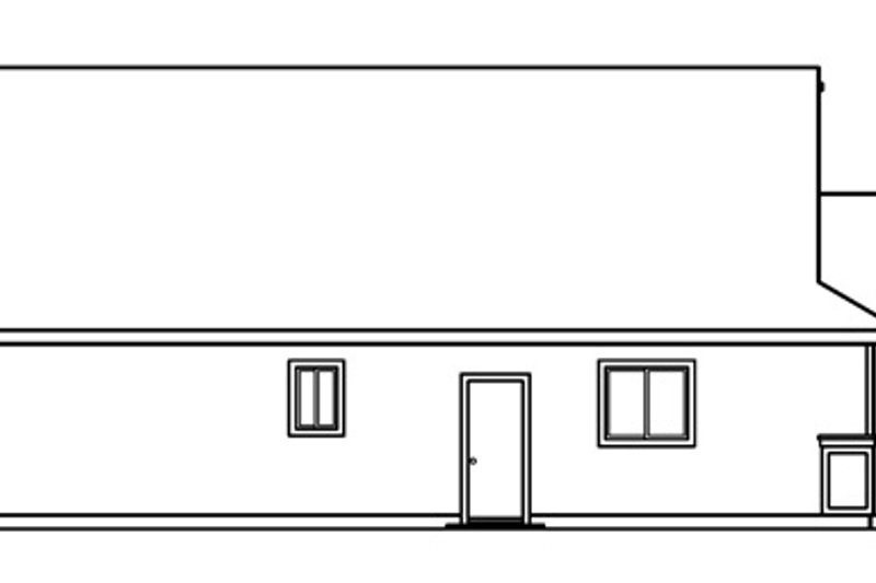 Home Plan - Exterior - Other Elevation for Traditional House Plan #124-358 - 3 bed, 2 bath