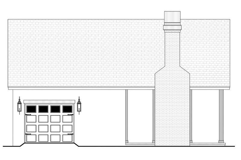 Dream House Plan - Exterior - Other Elevation for Traditional House Plan #430-312, 1 bath
