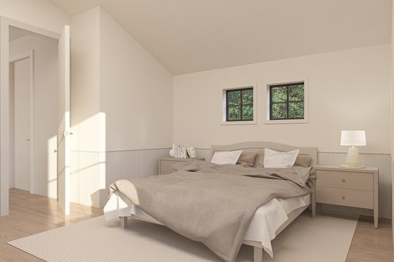 Interior - Bedroom for Cabin House Plan #1114-2 - 2 bed, 2 bath