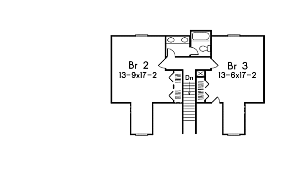 House Plan Design - Country Floor Plan - Upper Floor Plan #57-228