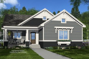 Craftsman Exterior - Front Elevation Plan #51-1388