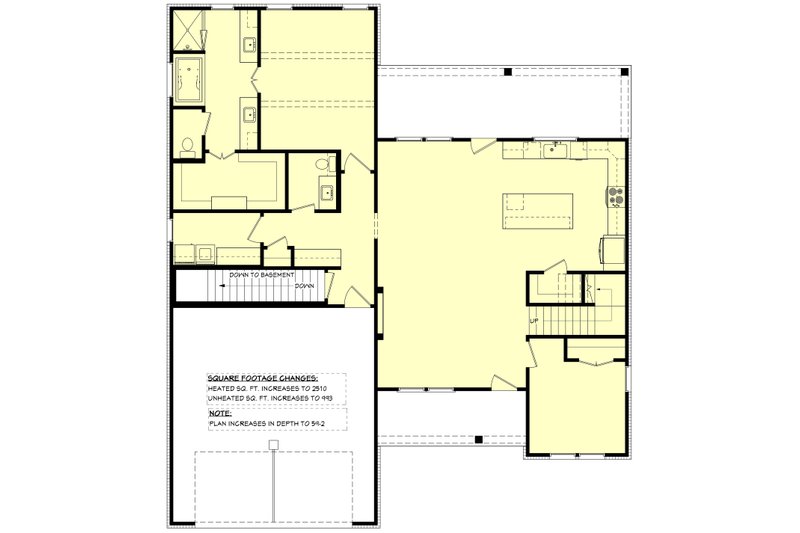 Architectural House Design - Floor Plan - Other Floor for Farmhouse House Plan #430-417 - 5 bed, 2.5 bath