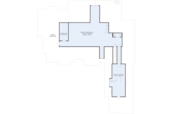 Floor Plan - Upper Floor for Traditional House Plan #17-2757 - 3 bed, 3.5 bath