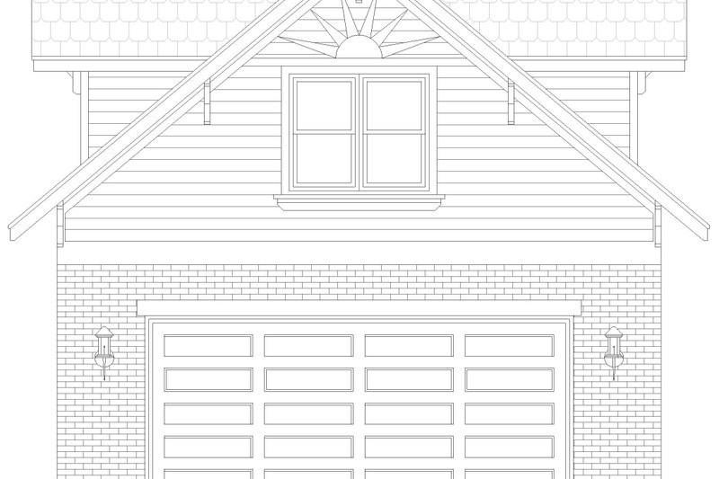 Dream House Plan - Exterior - Front Elevation 3 for Craftsman House Plan #932-1139, 1.5 bath