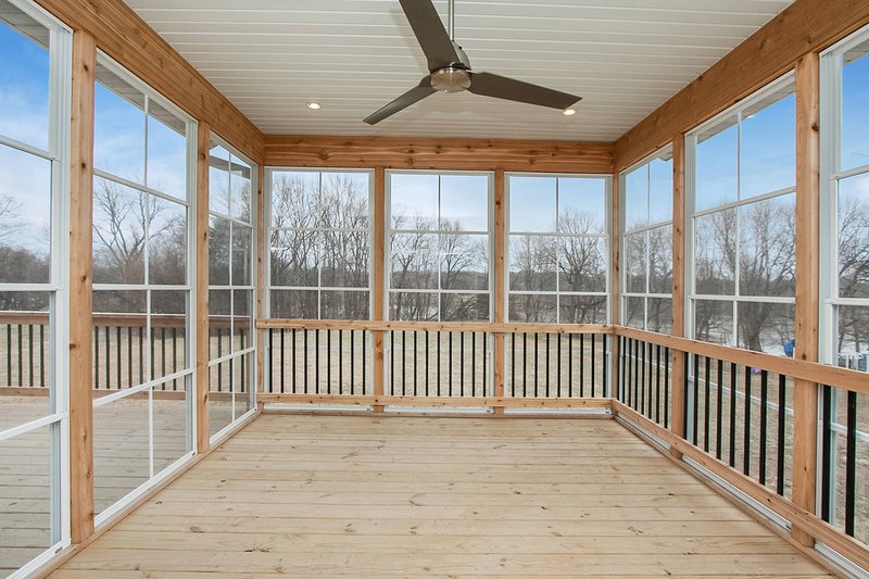 Dream House Plan - Exterior - Covered Porch for Ranch House Plan #70-1497 - 3 bed, 3 bath