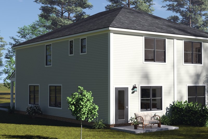 Home Plan - Exterior - Other Elevation 1 for Traditional House Plan #513-2413 - 8 bed, 6 bath