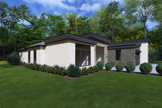 Exterior - Other Elevation for Contemporary House Plan #1111-11 - 4 bed, 2.5 bath