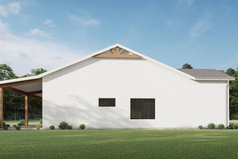 House Design - Exterior - Other Elevation 1 for Barndominium House Plan #1092-40 - 4 bed, 2.5 bath