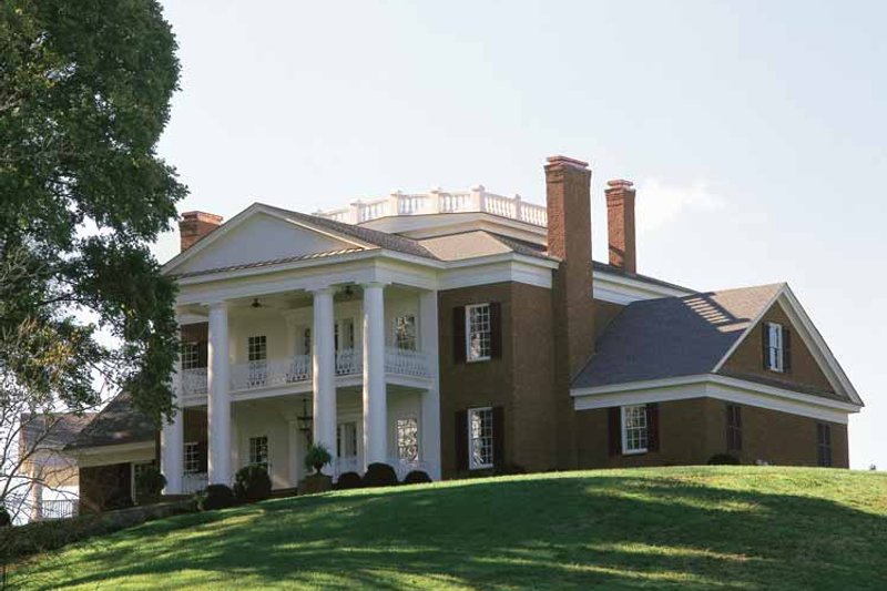 Dream House Plan - Exterior - Front Elevation 3 for Classical House Plan #137-307 - 4 bed, 4 bath