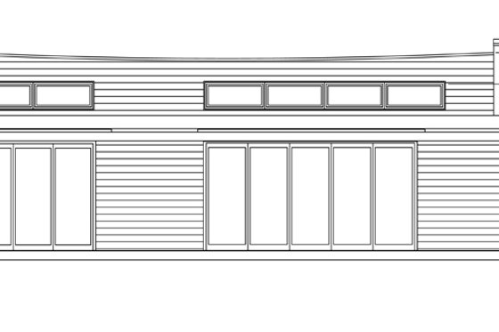 Exterior - Front Elevation 4 for Traditional House Plan #484-10 - 1 bed, 1 bath