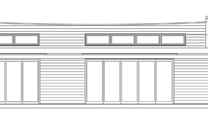 Architectural House Design - Exterior - Front Elevation 4 for Traditional House Plan #484-10 - 1 bed, 1 bath
