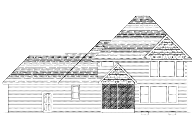 Dream House Plan - Exterior - Rear Elevation for Country House Plan #51-1074 - 3 bed, 2.5 bath