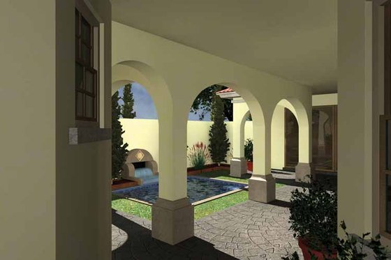 Exterior - Other Elevation 1 for Mediterranean House Plan #930-434 - 3 bed, 4 bath