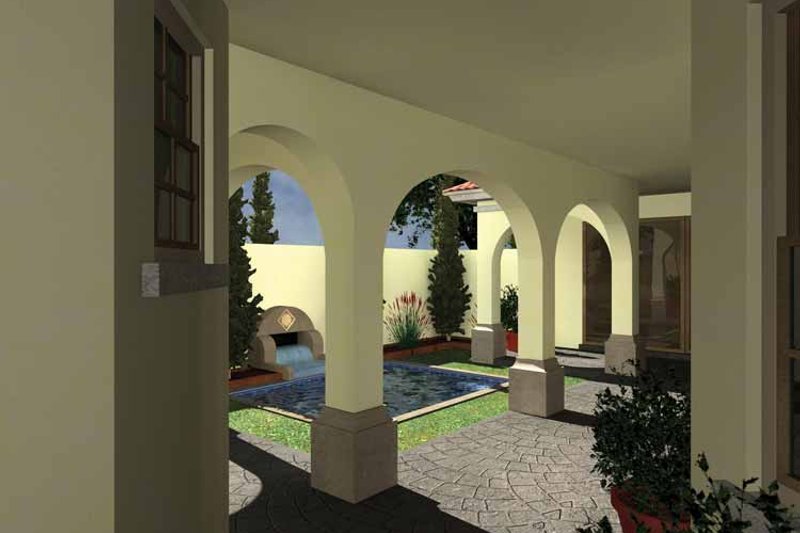 Home Plan - Exterior - Other Elevation 1 for Mediterranean House Plan #930-434 - 3 bed, 4 bath