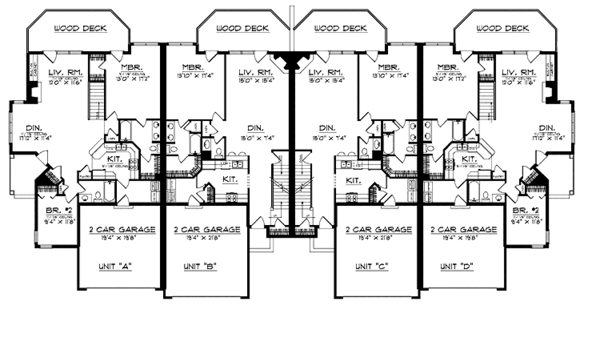 House Design - Prairie Floor Plan - Main Floor Plan #70-1396