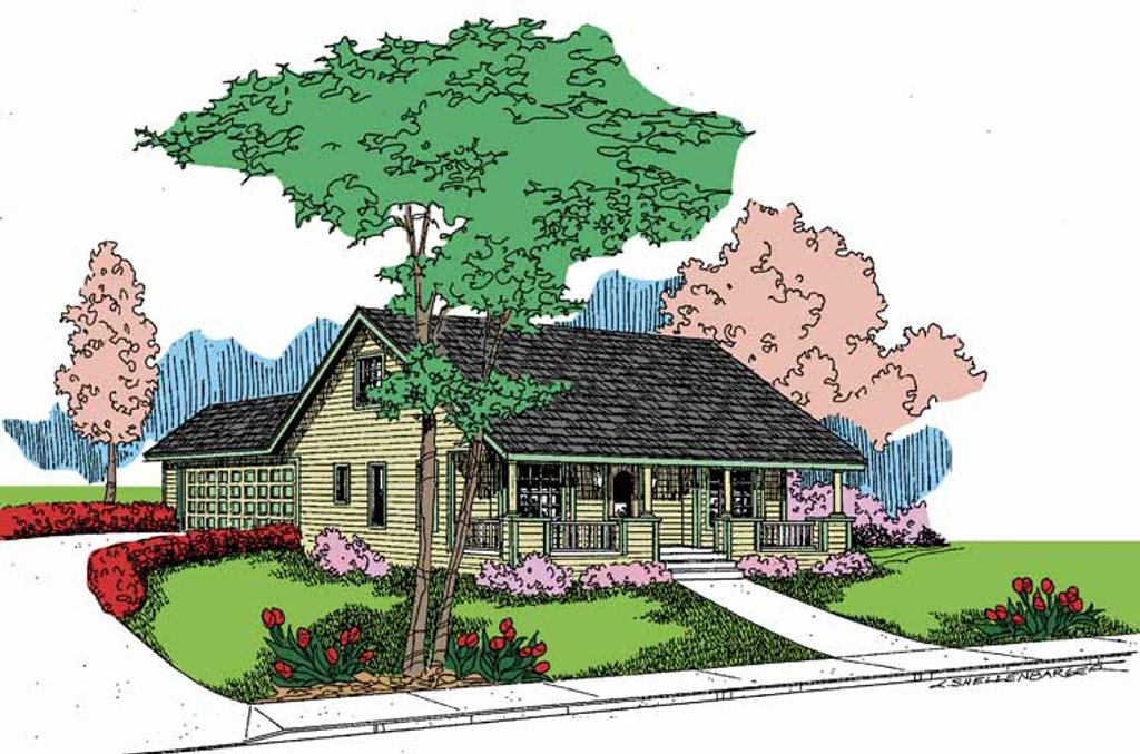 Country Style House Plan 3 Beds 2 Baths 1176 Sq Ft Plan 60 718 Floorplans Com Country Style House Plan 3 Beds 2 Baths 1176 Sq Ft Plan 60 718 Floorplans Com