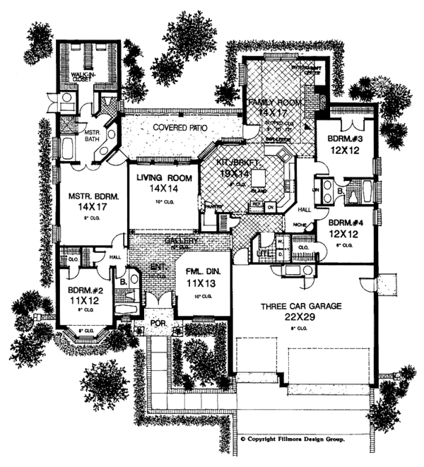 Dream House Plan - European Floor Plan - Main Floor Plan #310-1158