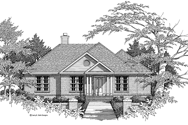 House Blueprint - Contemporary Exterior - Front Elevation Plan #952-227