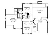 European Style House Plan - 4 Beds 3 Baths 2179 Sq/Ft Plan #927-597 