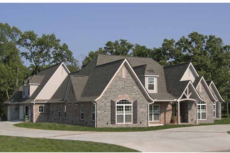 Home Plan - Exterior - Front Elevation 3 for Contemporary House Plan #11-278 - 4 bed, 4 bath
