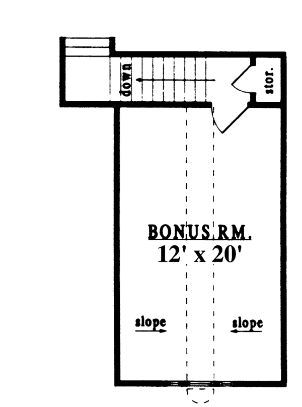 House Design - Country Floor Plan - Upper Floor Plan #42-431