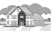 Traditional Style House Plan - 5 Beds 3.5 Baths 4070 Sq/Ft Plan #411-130 