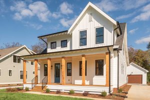 Exterior - Other Elevation for Farmhouse House Plan #461-74 - 4 bed, 2.5 bath