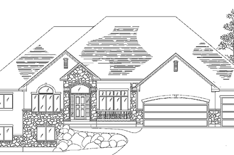 Home Plan - Country Exterior - Front Elevation Plan #945-25