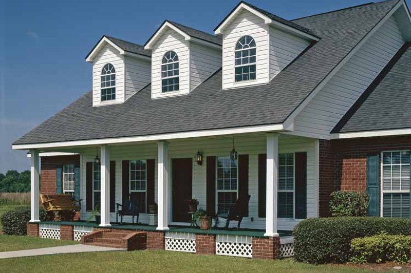 Dream House Plan - Exterior - Front Elevation 6 for Country House Plan #44-201 - 3 bed, 3 bath