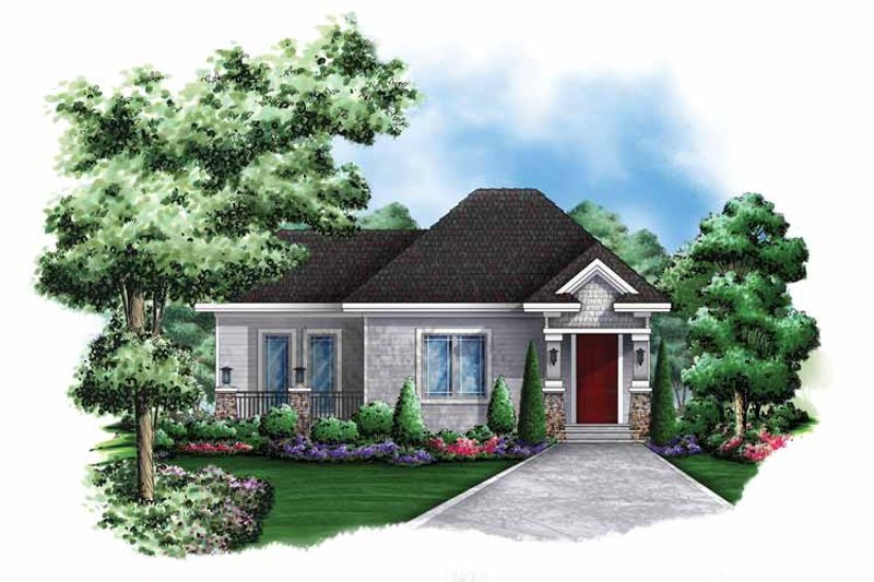 Dream House Plan - Craftsman Exterior - Front Elevation Plan #1017-137